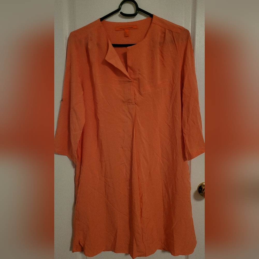 Mango Vibrant Orange Tunic/ Dress